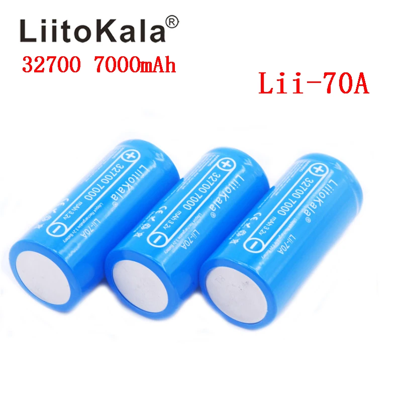 4 шт. Новинка LiitoKala 32700 3,2 v 7000mAh Lii-70A lifepo4 аккумуляторная батарея LiFePO4 5C разрядная батарея