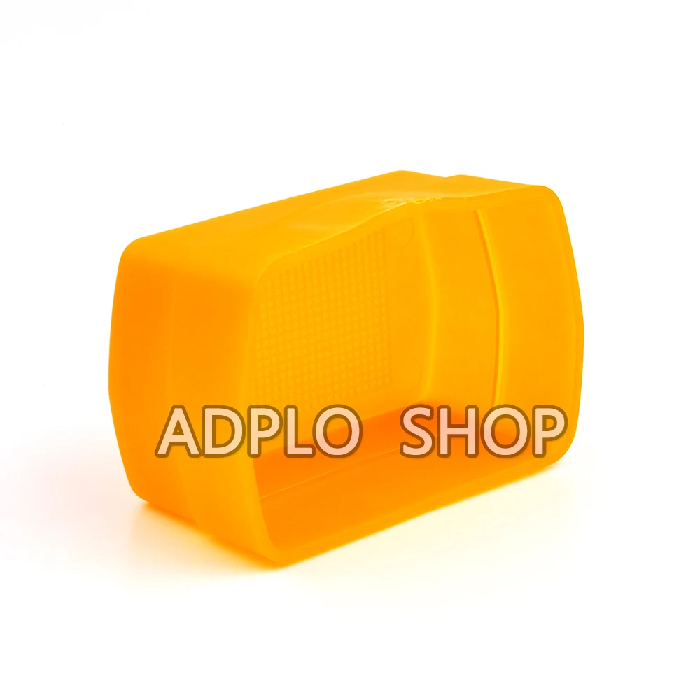 ADPLO Suit Canon 580EXII Flash Bounce Diffuser Orange Dome Camera Cover Cap