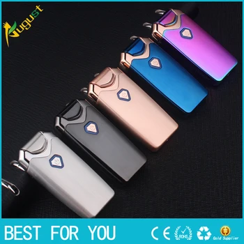 

Navpeak1PSC/lot Jobon USB dual arc lighter charging windproof thin ultra-thin metal creative electronic cigarette lighter