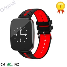 Водонепроницаемый Bluetooth Smart Браслет сердечный ритм фитнес-часы измерять кровяное давление Smart Band Шагомер smartwatch для iOS и Android
