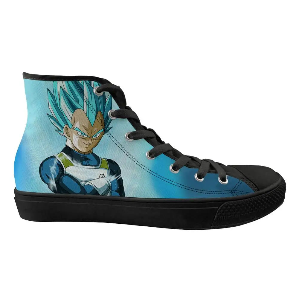 CDHJ1039Z38 ELVISWORDS Вегета Dragon Ball Вулканизированная обувь Прохладный высокие холщовые Супер Saiyan GT Z Гоку удобные кроссовки для обувь мальчиков для мужчин - Цвет: CDHJ1039Z38