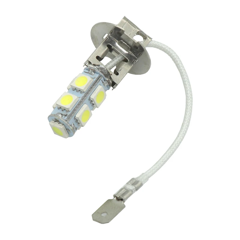 2 шт. H1 H3 5050 9SMD светодиодный DC12V автомобильный противотуманный светильник, светодиодный дневной ходовой светильник, белые автомобильные лампы 6500K