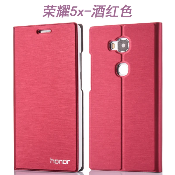 Новое поступление чехол для Huawei Honor 5c/5x роскошный тонкий кожаный книжка 5c 5x