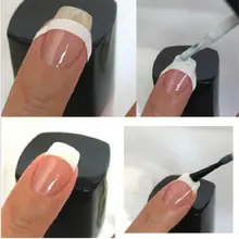 15 Пачек Ногтей Наклейки Nail Art Наклейки Французский Маникюр Форма Fringe Советы Руководство DIY Стилизация Красоты Инструменты