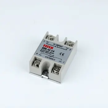 

Solid State Relay Module SSR-40VA 40A Input 24-380VAC for PID Temperature Controller