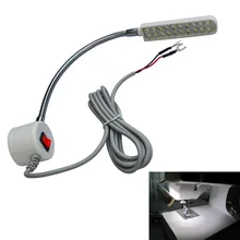 Jiawen LED Вышивание машина свет рабочих Gooseneck lamp 20 светодиодов, с магнитной Монтаж База для дома или Вышивание машины