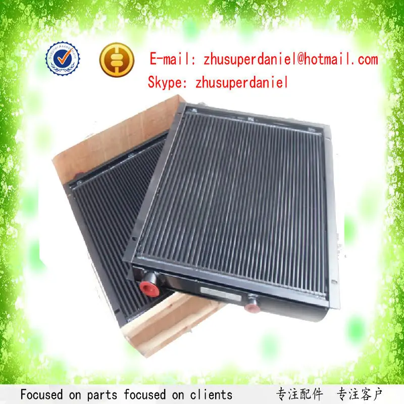 

WJIER 02250122-218 double screw air compressor oil cooler water cooler radiator heat exchanger
