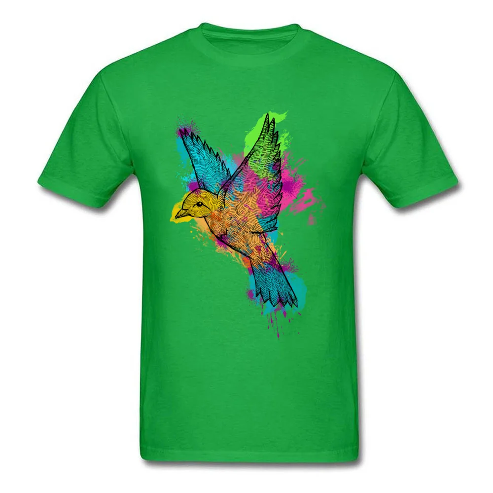 Watercolor Bird_green