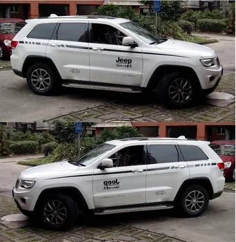 

Contracted Car Stickers Stripe Car Styling Whole Body Waterproof Sunscreen Protective Change Color Film Auto Accessories
