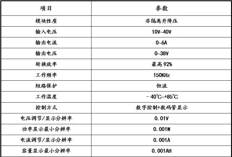 D3806 CNC DC Регулируемый источник питания постоянного тока Регулируемый повышающий и понижающий модуль напряжение и ток 38 в 6A усилитель