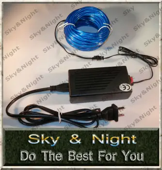 

Flashing Neon light D type EL wire 20M +220v Inverter + Strong double sided tape50M per roll+free shipping