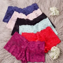 Женское сексуальное нижнее белье, Цветочные полые кружевные прозрачные трусики, трусики, бесшовные стринги, нижнее белье, трусики для женщин
