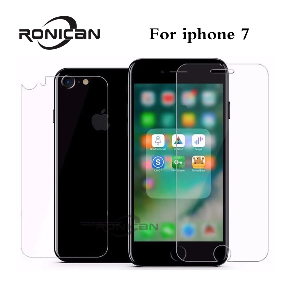 for iphone 7 front and back tempered glass