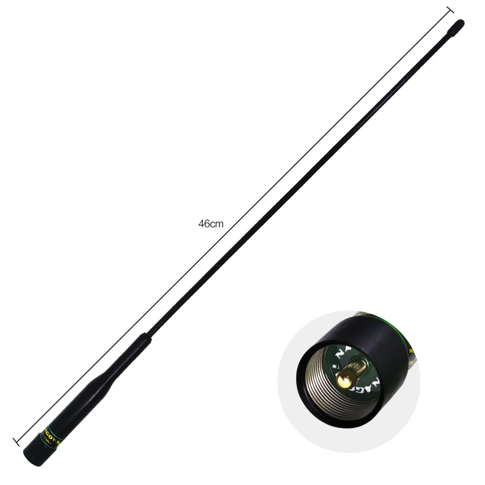 Original Flexible NAGOYA NL-R3 Car Mobile Two Way Radio Antenna Dual Band 144/430 MHz 2.15/4.5 dB High Gain UHF PLug PL-259
