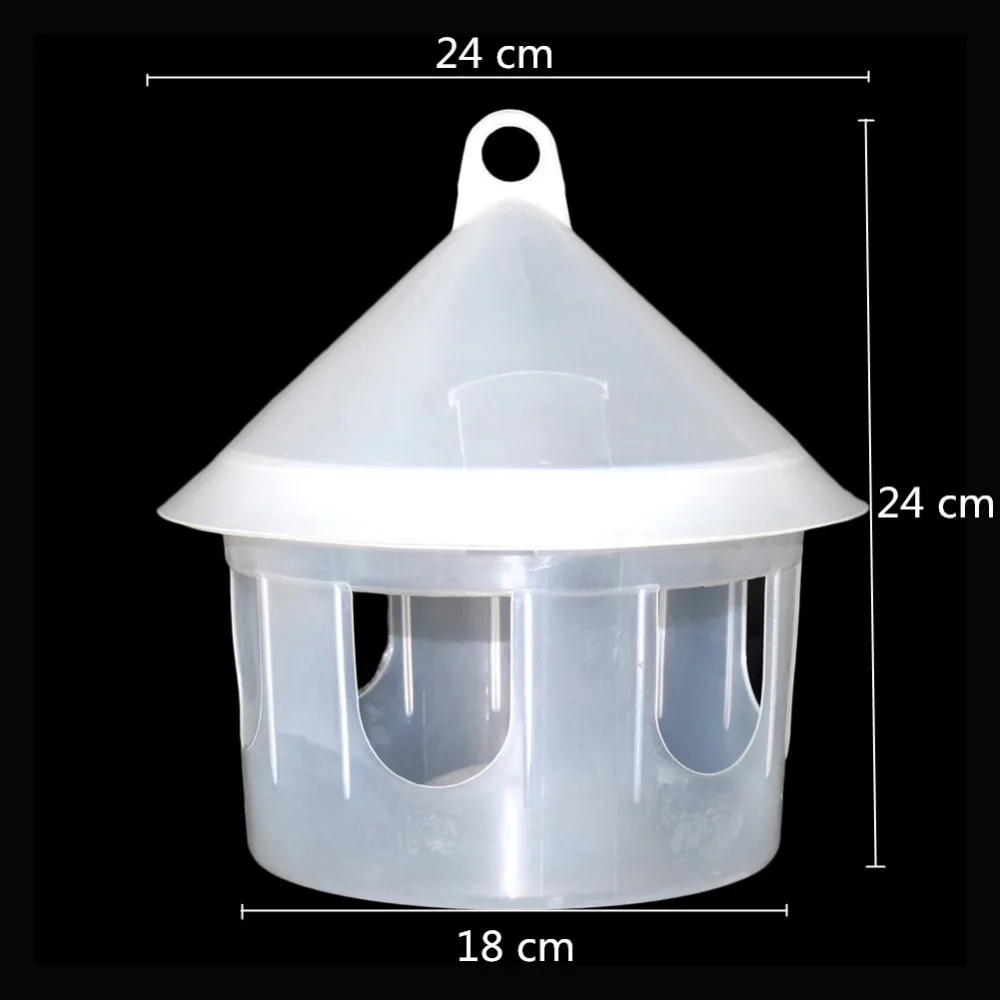6 Sets Birdcage Automatic feeders Quail Pigeon Feeding Box Feed bucket Drinking Bird tools Outdoor Bird Feeder