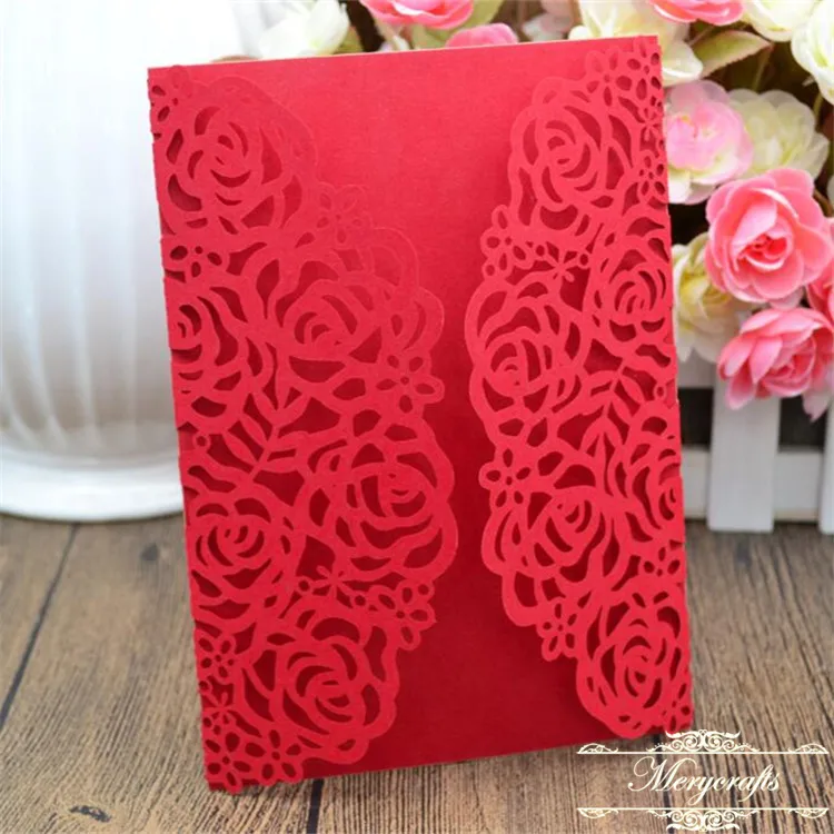 Inspirational 22 Paper Rose Wedding Card