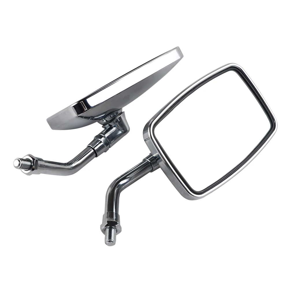 H2CNC 10 мм хромированные зеркала для Honda VT500 VT750 VT80 CB400 CB500 CB600 CB650 CB750 CB900 CBF600 GL1000 1200 XR650