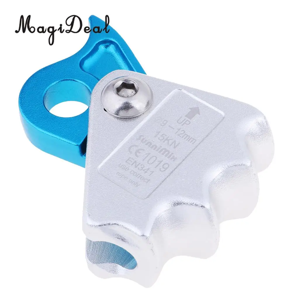 Rock Climbing Grab Fall Arrest Rope Grab Clamp Ascender For 9mm-12mm Rope