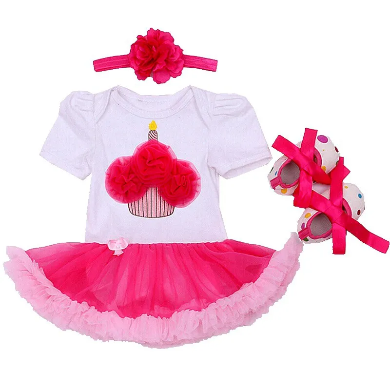 3 шт. детский кружевной комбинезон для девочек|baby girls clothing|infant clothingbirthday outfit |