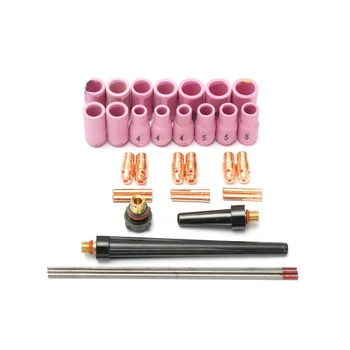 

33pcs Tig Kit & Tig Welding Torch Accessories Spares For WP9 1.6mm/2.4mm/3.2mm
