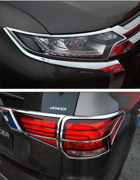 16-19 для Гуанчжоу автомобиля Mitsubishi Outlander абажур/фара рамка/декоративная рамка аксессуары