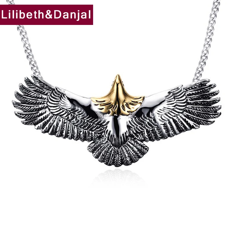 [ New Arrivals ] シルバー925 Eagle ペンダント Japan Hiphop Fashion Eagle Necklace Pendant 100% Real 925