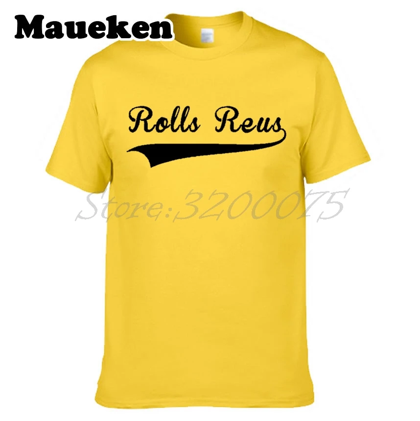 Мужская футболка MVP Marco Reus #11 футболки с коротким рукавом Borussia 100% хлопок Дортмунд
