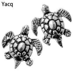 Yacq черепаха серьги 925 пробы серебро животных Fine Jewelry подарки на день рождения для Для женщин девочек мамы ее моды дропшиппинг