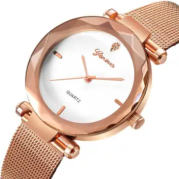 

Rose Crystal Diamond Bracelet Fine Strap Women Watch Stainless Steel Female Watches Luxury Lady Quartz Wristwatch Frail Clock