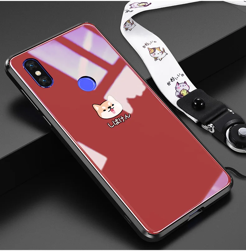 Vpower Sliding Glass Case for Xiaomi mi mix 3 Case Back Cover Silicone Soft Edge Coque Vpower for Xiaomi Mix 3 mix3 Cases