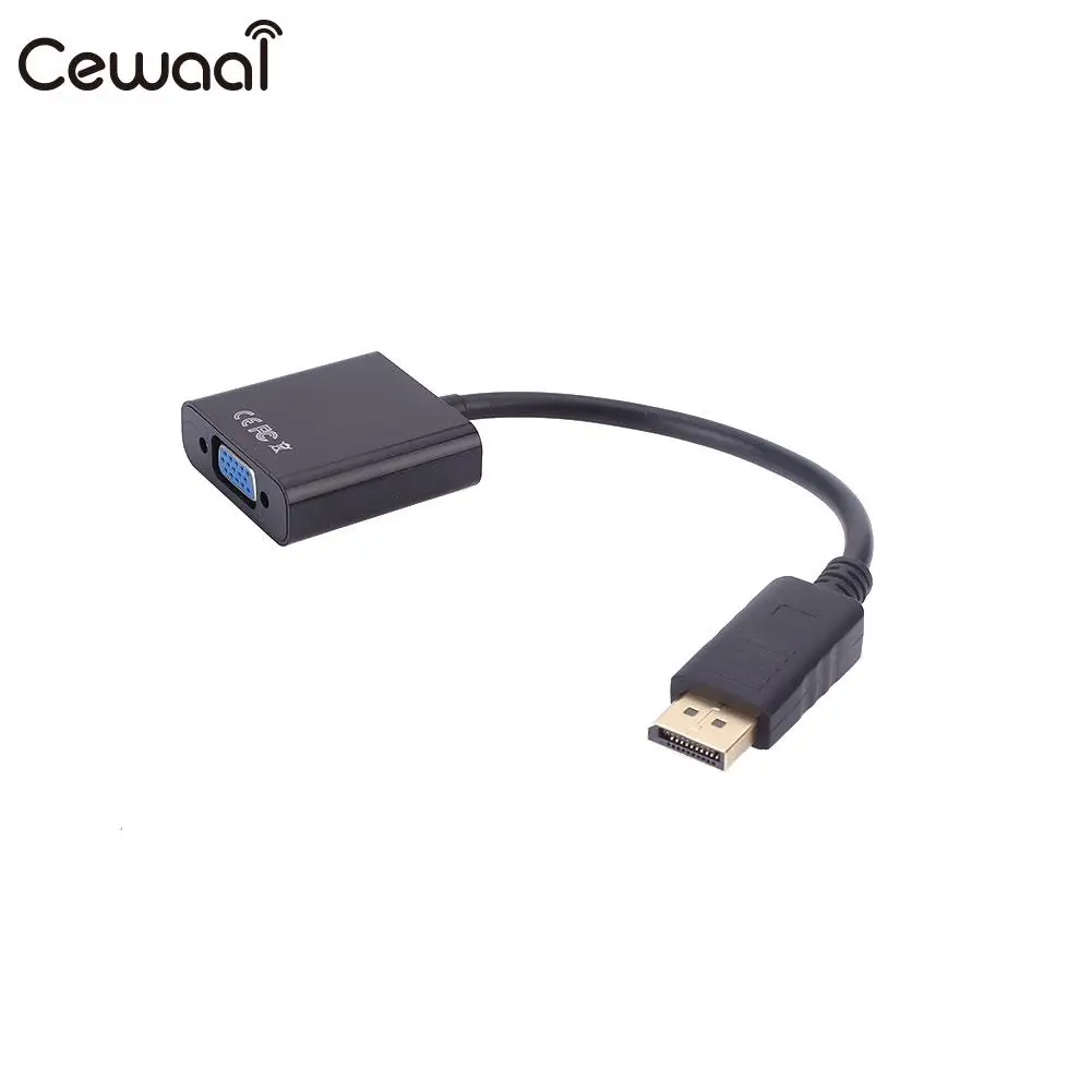 Displayport DP мужчина к VGA Женский адаптер конвертер кабель монитор 18 5 см| |