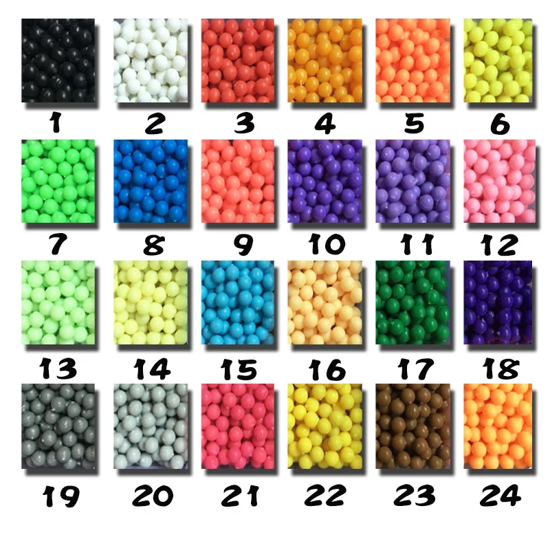 

24 Colors Water Spray Magic Beads DIY Kit Ball Puzzle Game Fun DIY handmaking 3D puzzle Educational Toys For Children