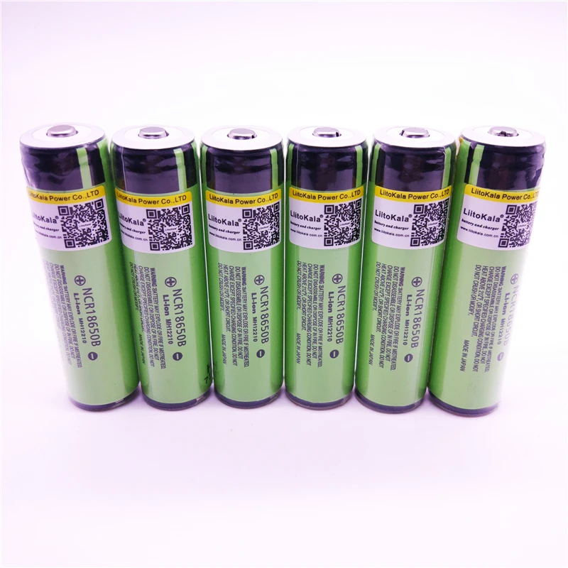 Liitokala Защищенный 18650 3400mah аккумулятор NCR18650B заряжаемый аккумулятор 3,7 V PCB