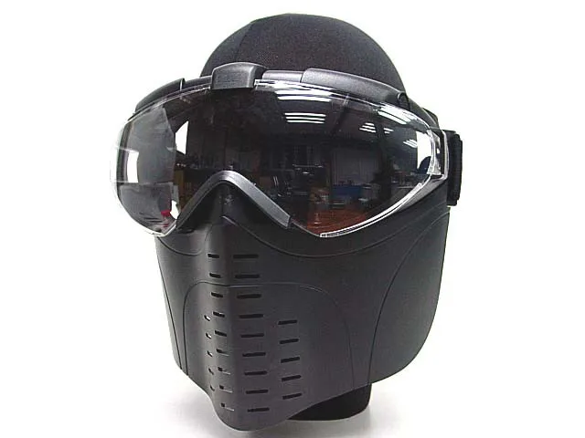 Анти-туман полный лицо тактическая маска с вентиляцией вентилятора пылезащитные очки шлем военный Пейнтбол Охотничьи аксессуары