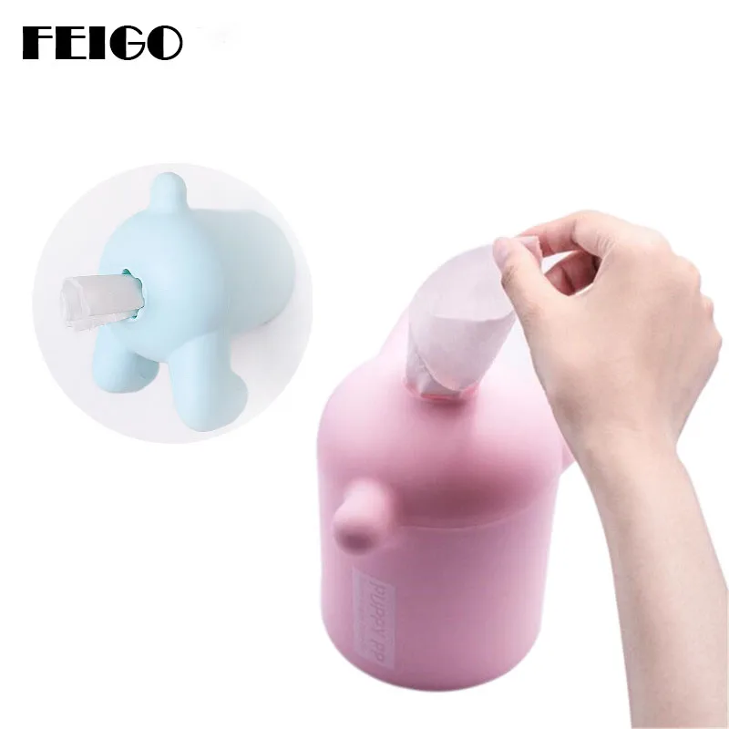 

FEIGO 2018 Creative Cute Dog Shape wall-mounted Tissue Boxes Container Bathroom Toilet Waterproof Toilet Paper Box Holder F536