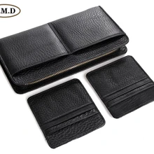 J.M.D пояса из натуральной кожи для мужчин бумажник мужчин's клатч для денег сумка кошелек 8069A