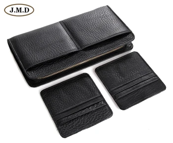 

J.M.D Genuine Leather Men's Wallet Men's Money Clutch Bag Purse 8069A