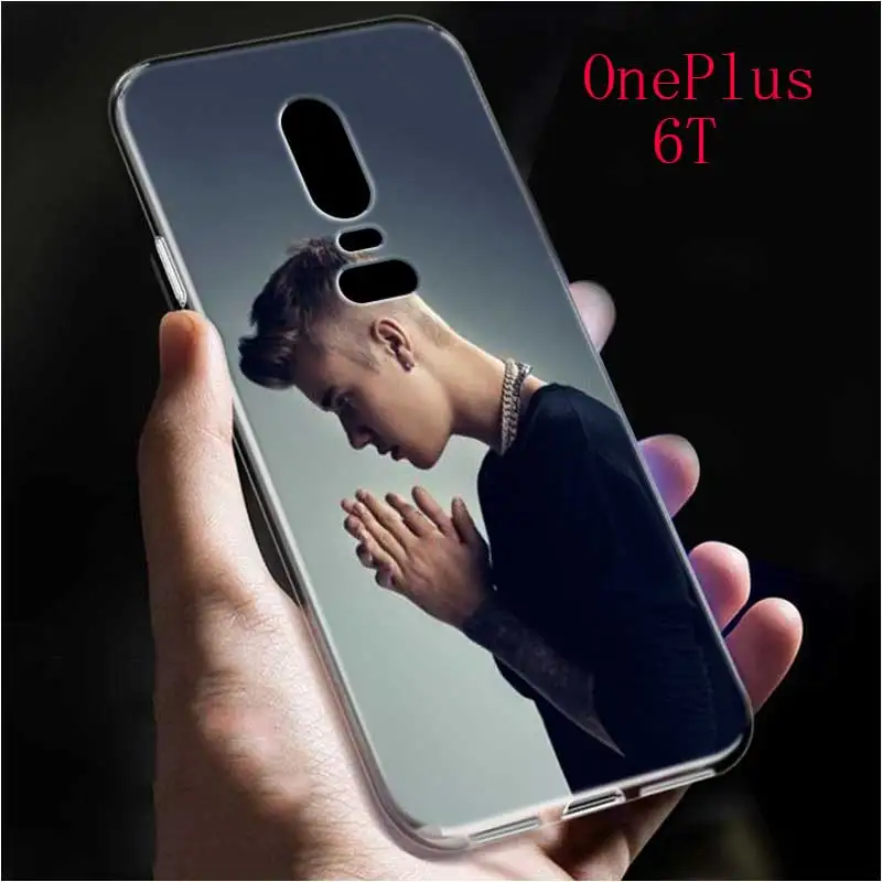 Transparent Soft Silicone Phone Cases Fashion JUSTIN BIEBER Style for Oneplus 6 5T Cover