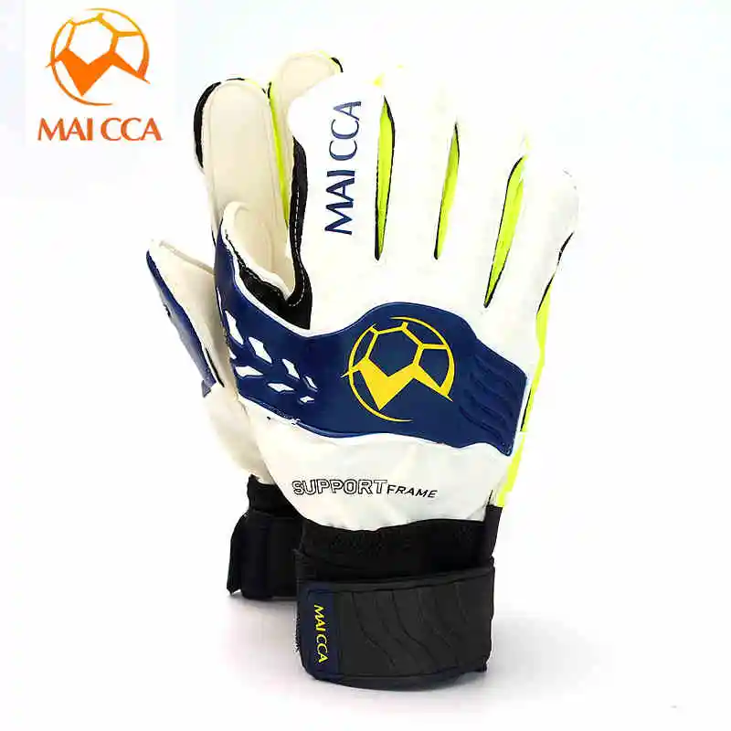Высококачественные удобные защитные перчатки для вратарь, футбольные перчатки с принтом для футбола
