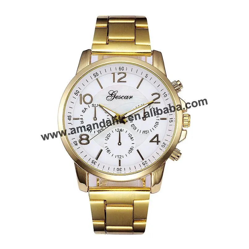 Wholesale Casual Big Number Men's Fashion Watches Alloy Quartz Men