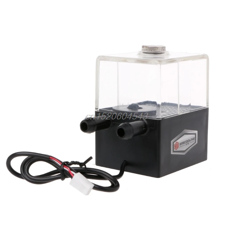 

SC-300T DC 12V Ultra-Quiet Water Pump Tank For Computer CPU Liquid Cooling System R06 Drop Ship