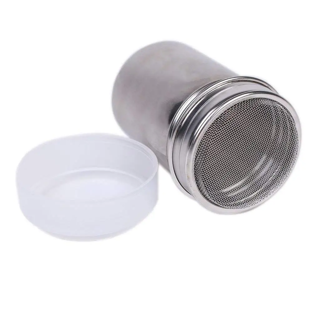 

Functional Stainless Steel Chocolate Shaker Icing Sugar Salt Cocoa Flour Coffee Sifter-HOT