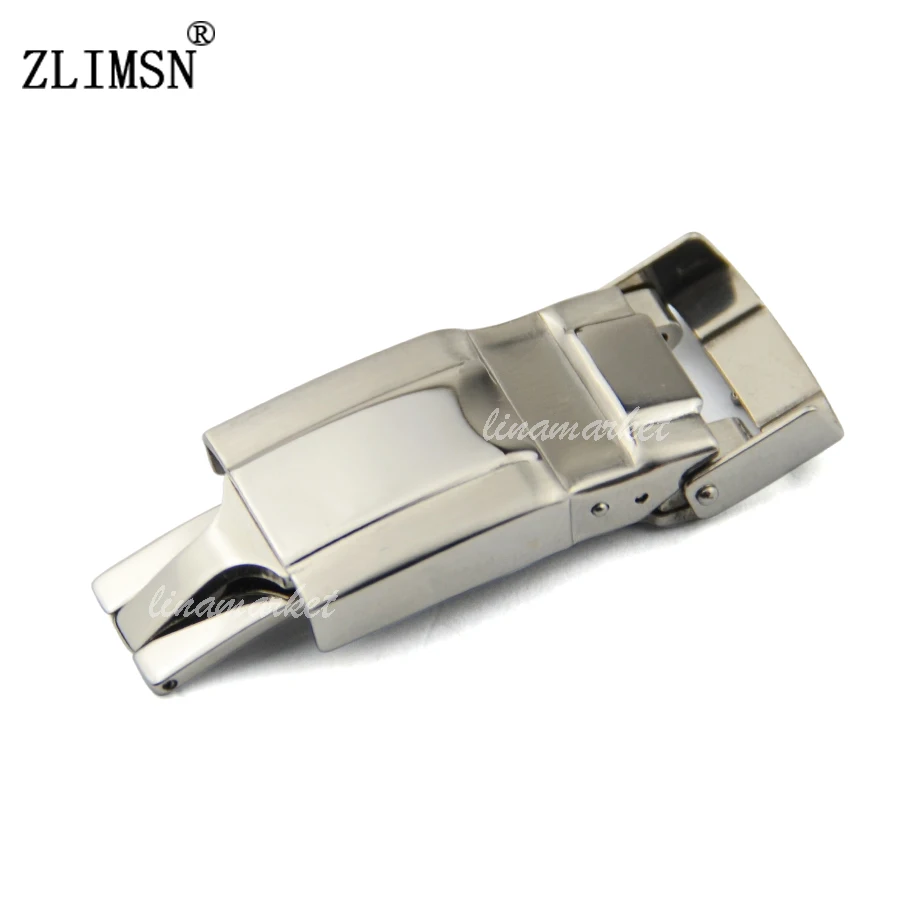 

ZLIMSN Watch Bands Clasp Metal Stainless Steel Watch Band Deployment Clasp Belt Buckle Watchband Strap For Rol Watchbands ROL03