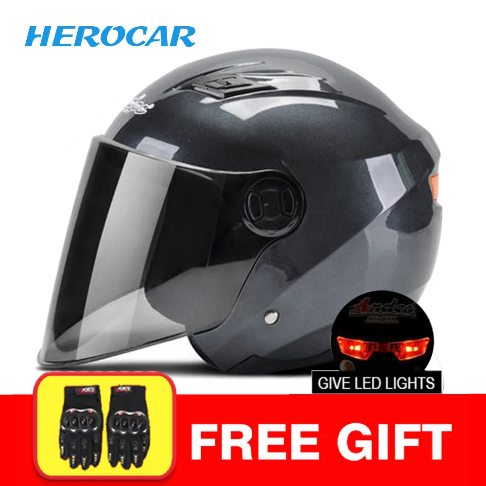 

Motorcycle Helmet Casco Moto 3/4 Open Face Helmet Scooter Casco Moto Motorbike Capacete Modular Flip Up Helmet