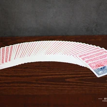 Высокое качество 1 колода 52 оттенков красного голени Лим, карты магический трюк, крупным планом, рекомендуем! Магии крупным планом, трюк, Magia Toys Joke Magie