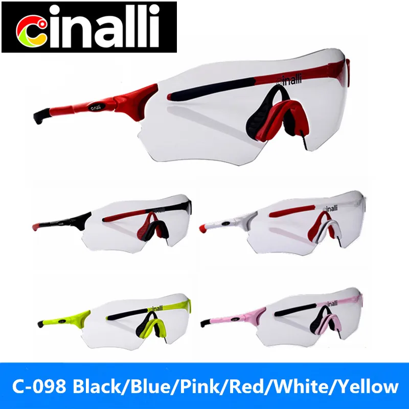 Naga siren CINALLI C-098 Photochromic Sunglasses Cycling Racing Googles Protective TR90 Frame Eyewear Light Outdoor Sports Glass