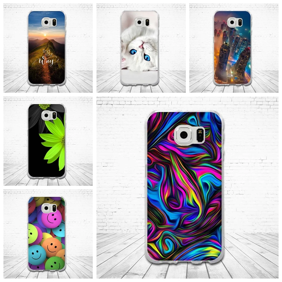 Luxury Coque for Samsung S6 G9200 G920f G920i G920A Soft Silicon Galaxy Catoon Capa funda Bags | Мобильные телефоны и