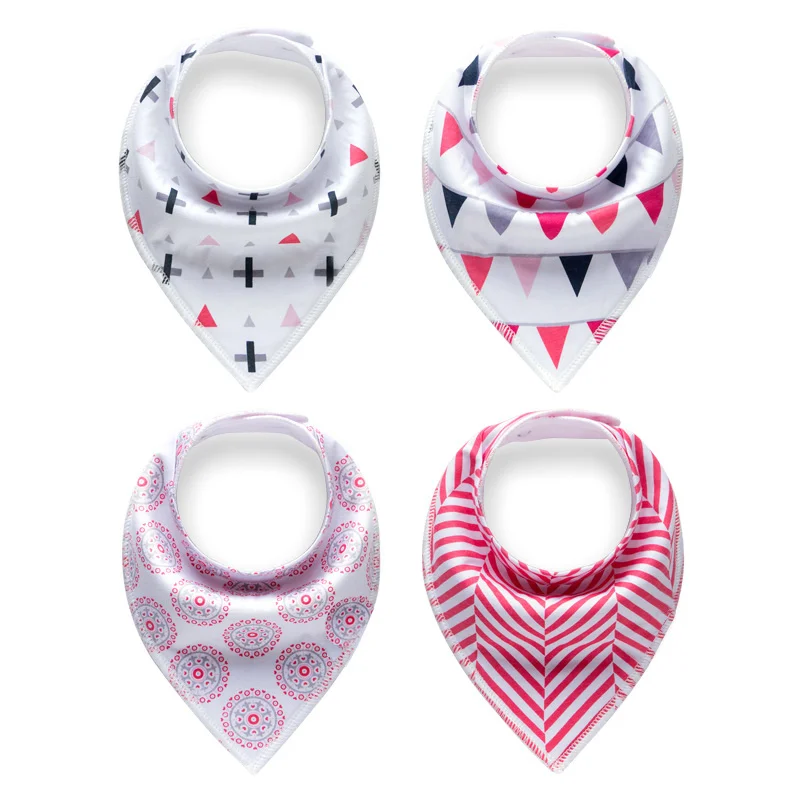 Muslinlife Fashion Flower Pattern Baby Bibs Cotton 4pcs/set Bandana Bibs Baby Burp Cloths Bandana Bibs Newborn Triangle Infant Muslinlife Fashion Flower Pattern Baby Bibs Cotton 4pcs/set Bandana Bibs Baby Burp Cloths Bandana Bibs Newborn Triangle Infant