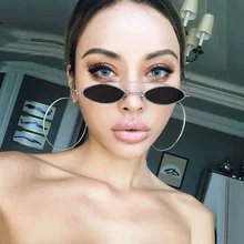 Милые сексуальные женские солнцезащитные очки кошачий глаз новые ретро маленькие двойные солнечные очки кошачий глаз женские винтажные Оттенки для женщин UV400