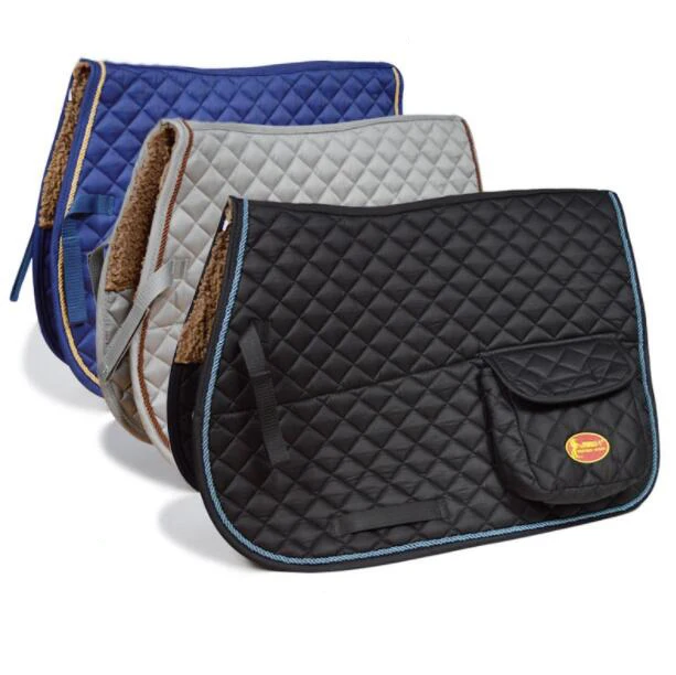 

Dressage long endurance yarn Kapoor numnah equestrian saddle pad pocket
